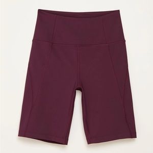 Girlfriend Collective Plum High-Rise Bike Short (XL)